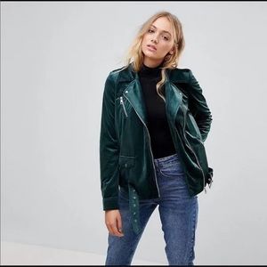 Vero Moda Velvet Biker Jacket